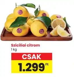 Spar Szicíliai citrom ajánlat