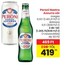 Spar Peroni nastro azzurro sör ajánlat