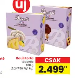 Spar Bauli torta ajánlat