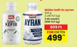 Spar Müller kefir és ayran ajánlat