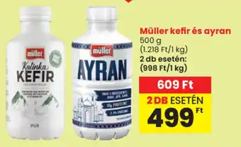 Spar Müller kefir és ayran ajánlat