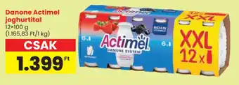 Spar Danone actimel joghurtital ajánlat