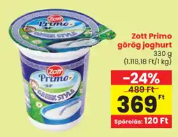 Spar Zott primo görög joghurt ajánlat