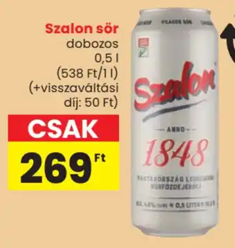 Spar Szalon sör ajánlat