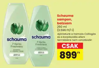 Spar Schauma sampon, balzsam ajánlat