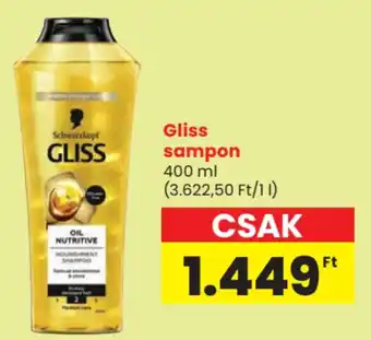 Spar Gliss sampon ajánlat