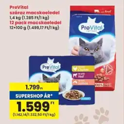 Interspar PreVital száraz macskaeledel / 12 pack macskaeledel ajánlat