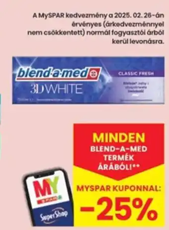 Interspar Blend-a-med termék ajánlat