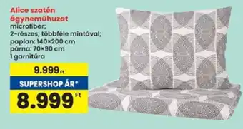 Interspar Alice szatén ágyneműhuzat ajánlat