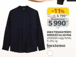 Auchan Inextenso férfi hosszú ujjú ing ajánlat