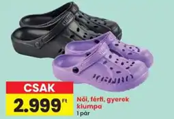 Interspar Női, férfi, gyerek klumpa ajánlat