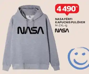 Auchan NASA FÉRFI KAPUCNIS PULÓVER ajánlat