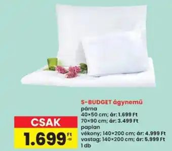 Interspar S-budget ágynemű ajánlat