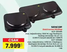 Interspar Sencor elektromos főzőlap ajánlat