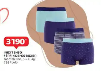 Auchan Inextenso férfi 4 db-os boxer ajánlat