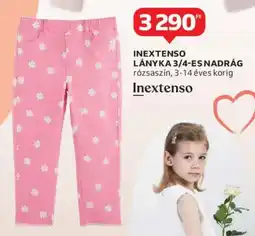 Auchan Inextenso lányka 3/4-es nadrág ajánlat