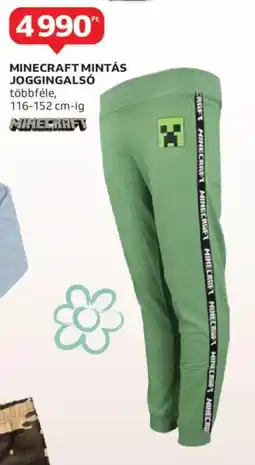 Auchan Minecraft mintás joggingalsó ajánlat