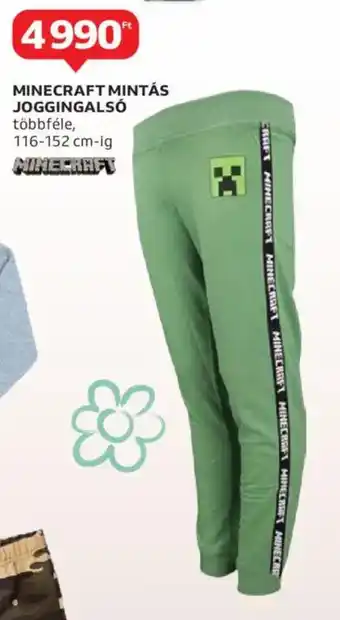 Auchan Minecraft mintás joggingalsó ajánlat