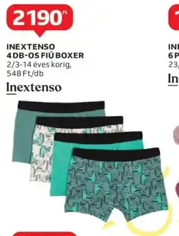 Auchan Inextenso 4db-os fiú boxer ajánlat