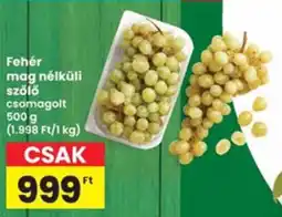 Interspar Fehér mag nélküli szőlő ajánlat