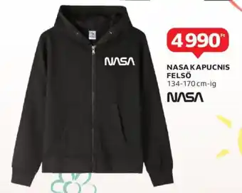 Auchan Nasa kapucnis felső ajánlat