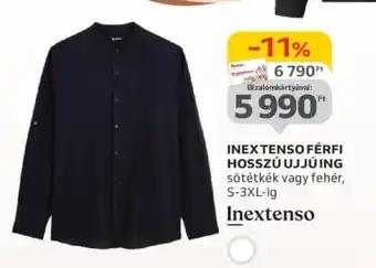 Auchan Inextenso férfi hosszú ujjú ing ajánlat