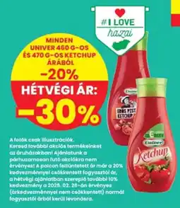 Interspar Univer ketchup ajánlat