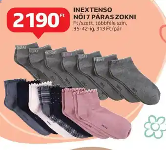 Auchan Inextenso nőI 7 páras zokni ajánlat