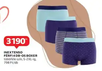 Auchan Inextenso férfi 4 db-os boxer ajánlat