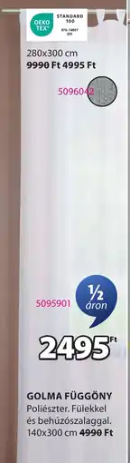 JYSK Golma függöny ajánlat