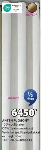 JYSK Anten függöny ajánlat