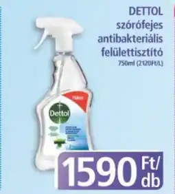 PlusMarket DETTOL szórófejes antibakteriális felülettisztító ajánlat