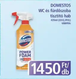 PlusMarket Domestos wc és fürdőszoba tisztító hab ajánlat