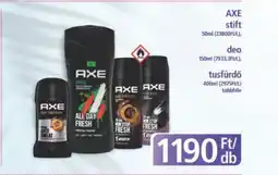 PlusMarket AXE stift / deo / tusfürdő ajánlat