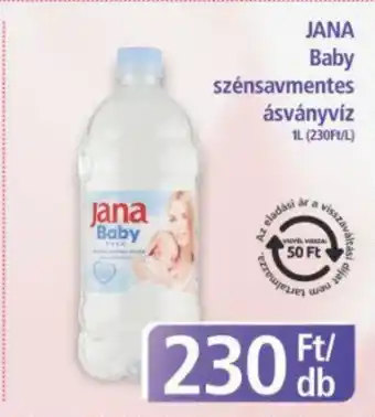 PlusMarket Jana baby szénsavmentes ásványvíz ajánlat