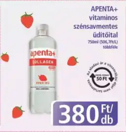 PlusMarket Apenta+ vitaminos szénsavmentes üdítőital ajánlat