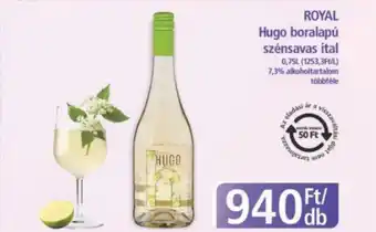 PlusMarket Royal hugo boralapú szénsavas ital ajánlat