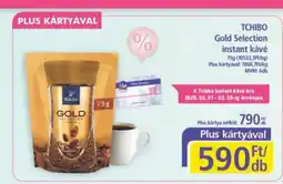 PlusMarket Tchibo gold selection instant kávé ajánlat