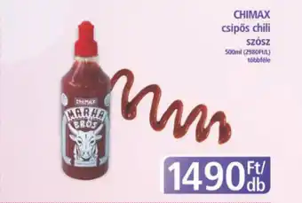 PlusMarket Chimax csípős chili szósz ajánlat