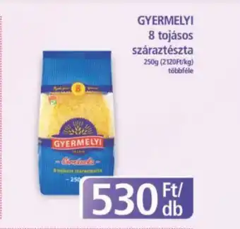 PlusMarket Gyermelyi 8 tojásos száraztészta ajánlat