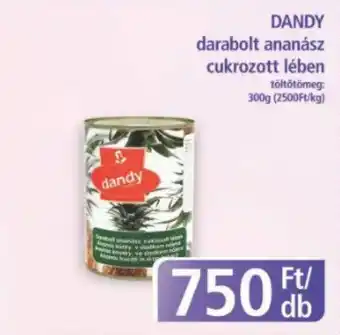 PlusMarket Dandy darabolt ananász cukrozott lében ajánlat