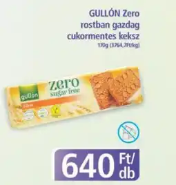 PlusMarket Gullón zero rostban gazdag cukormentes keksz ajánlat