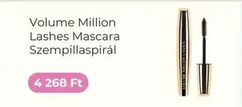 Douglas Volume Million Lashes Mascara Szempillaspirál ajánlat