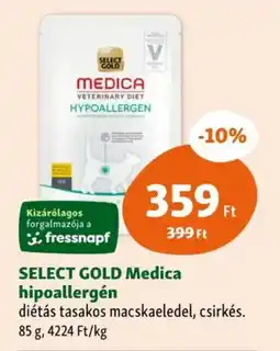 Fressnapf SELECT GOLD Medica hipoallergén ajánlat