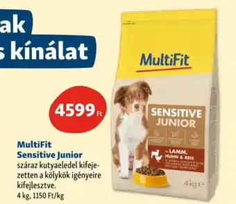 Fressnapf MultiFit Sensitive Junior száraz kutyaeledel ajánlat