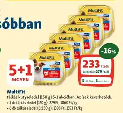 Fressnapf MultiFit tálkás kutyaeledel ajánlat