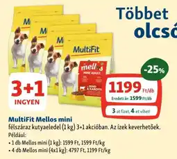 Fressnapf MultiFit Mellos mini félszáraz kutyaeledel ajánlat