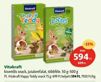 Fressnapf Vitakraft kisemlős snack, jutalomfalat ajánlat