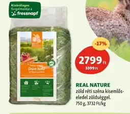 Fressnapf REAL NATURE zöld réti széna ajánlat