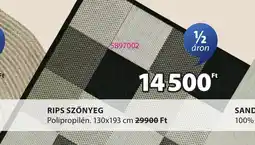 JYSK RIPS szőnyeg ajánlat